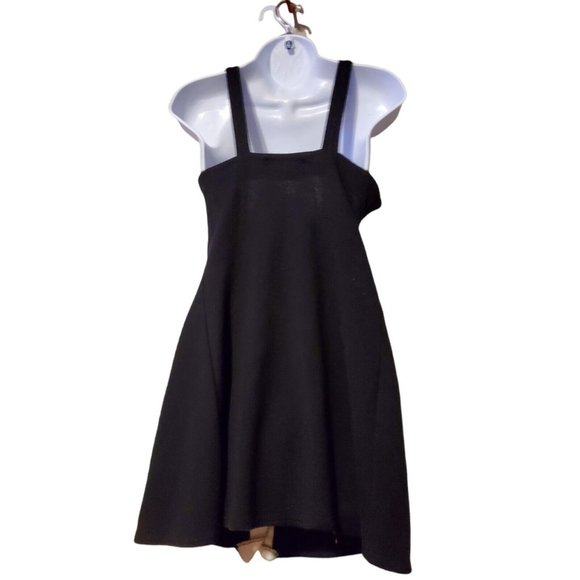 VTG Empress Women's M Long Sleeveless Top Or Short Dress Black/White - Picture 2 of 5